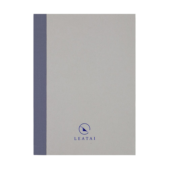Leatai 32k blank notebook - Gray cover with delicate gauze 7枚目の画像