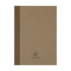Leatai 32k blank notebook - Brown cover with delicate gauze 8枚目の画像