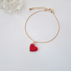 bracelet　heart 2枚目の画像
