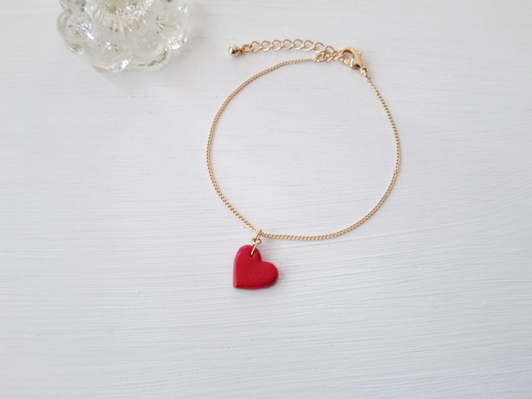 bracelet　heart 2枚目の画像