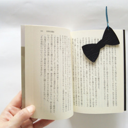 Bookmark of leather Ribbon【production on order】 第5張的照片