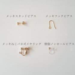 Small Heart Earrings（釘狀耳環）◆A Pigment finish◆ 第5張的照片