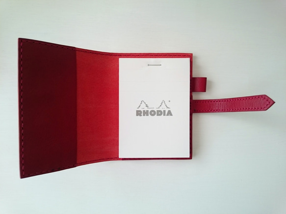 Leather cover for RHODIA　No.11 【production on order】 第2張的照片