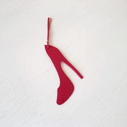 Bookmark of leather High heel【production on order】 第6張的照片