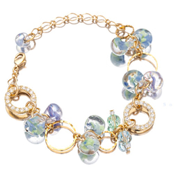 【2019（Creema limited）幸運包】珠寶2件套（Felicia套裝·淡藍色） 第2張的照片