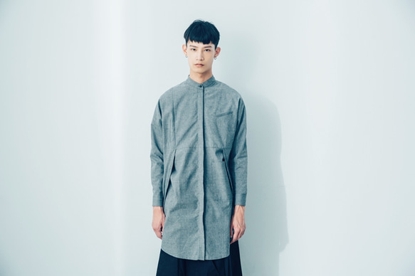 I . A . N Design 知了-立領長襯衫 有機棉 Organic Cotton 第3張的照片