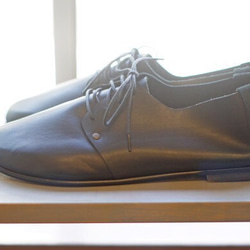 ハンドメイドシューズ  クスノキシューズ「栄町」 Color ブラック 5枚目の画像