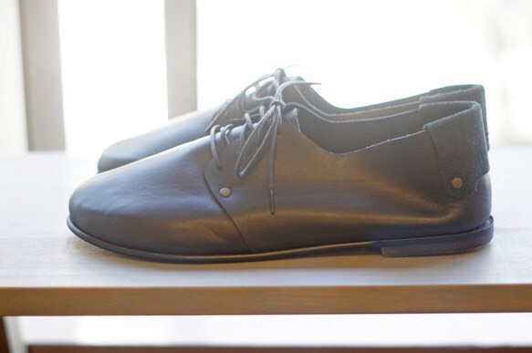 ハンドメイドシューズ  クスノキシューズ「栄町」 Color ブラック 5枚目の画像