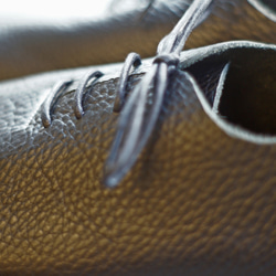 ハンドメイドシューズ  クスノキシューズ「北山」 Color ブラック 3枚目の画像