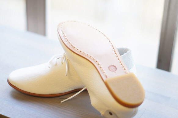 Handmade shoes 「Kitayama」White 第2張的照片