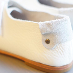 Handmade shoes 「Kitayama」White 第4張的照片