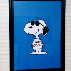 ヴィンテージ スヌーピーポスター☆A4 額付き その他インテリア雑貨
