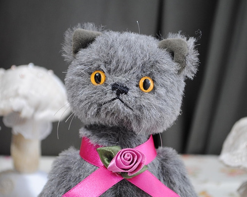 Amazon.co.jp: ネコ 猫 ぬいぐるみ ブリティッシュショートヘア