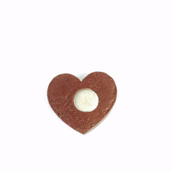 【マグネット】 ハートのクッキー ／ ホワイトチョコver. （２個セット） 4枚目の画像