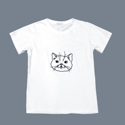 【CAT - ねこ】Deco Tシャツ 2枚目の画像