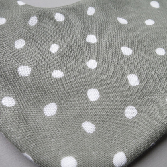 手工圍兜兜-好寶寶標籤+點點藍 第6張的照片