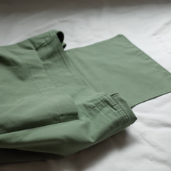 斜紋棉布包草粿綠 第4張的照片