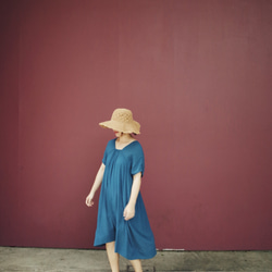 サマードレス京都ブルー 2枚目の画像