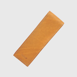 日式筆袋 真皮手縫 (黄褐色) 第2張的照片