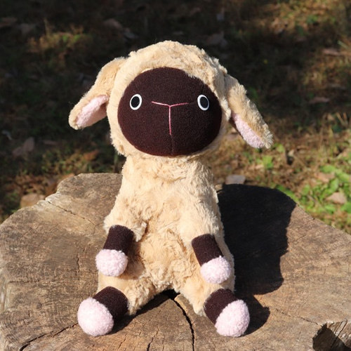 羊ポーズのひつじさん ぬいぐるみ mofu mofu 通販 10693560｜Creema