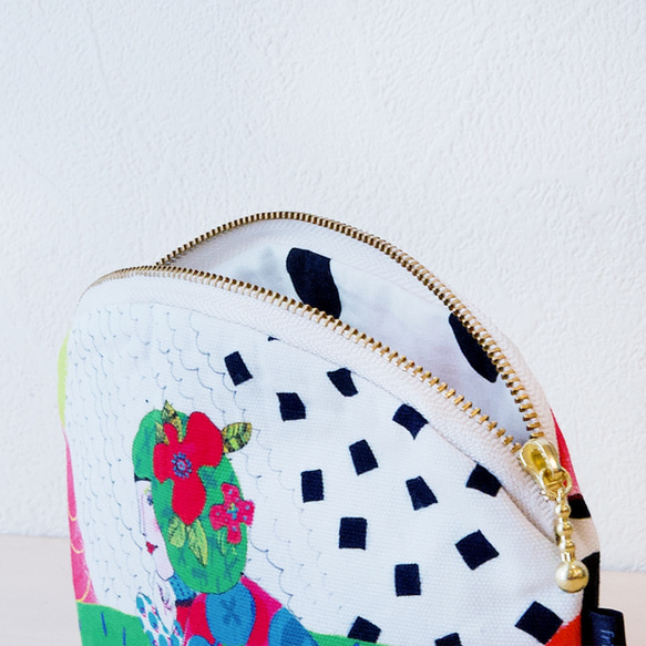 ラウンドminiポーチ / fashion-week 4枚目の画像