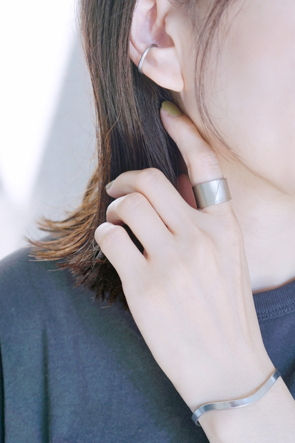 耳夾「基本款」金色（黃銅）男女通用款 第6張的照片