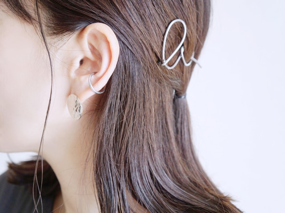 耳夾「基本款」金色（黃銅）男女通用款 第7張的照片