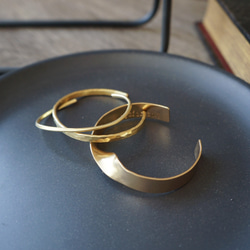 免運費：刻字黃銅手鐲套裝，男女通用 第2張的照片