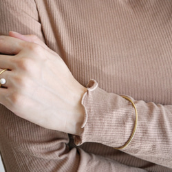 免運費：刻字黃銅手鐲套裝，男女通用 第5張的照片