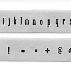 免運費：刻字黃銅手鐲套裝，男女通用 第8張的照片