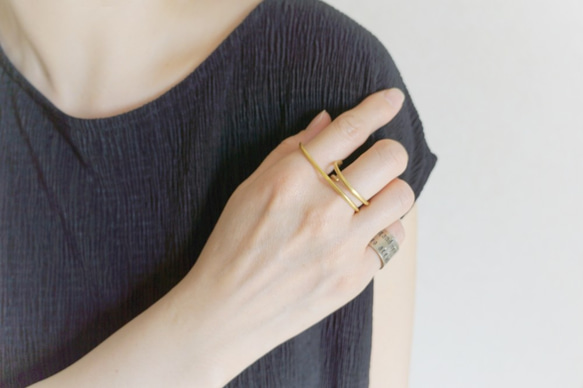 黃銅雙環“類似” 第2張的照片