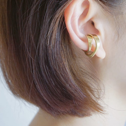 黃銅和不銹鋼材質的耳夾“扳手”，男女通用 第2張的照片