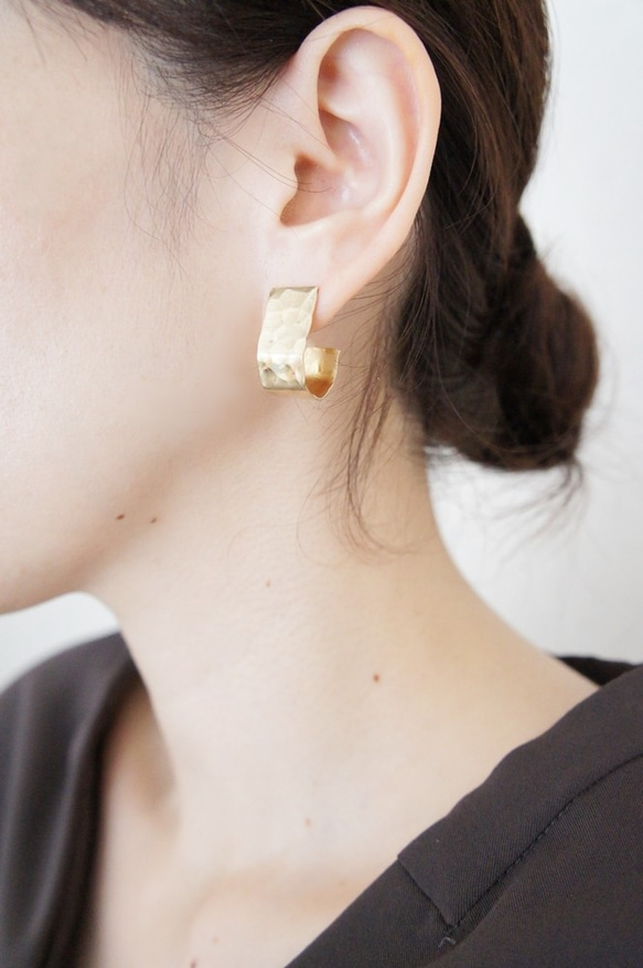 黃銅耳環“迴聲” 第1張的照片