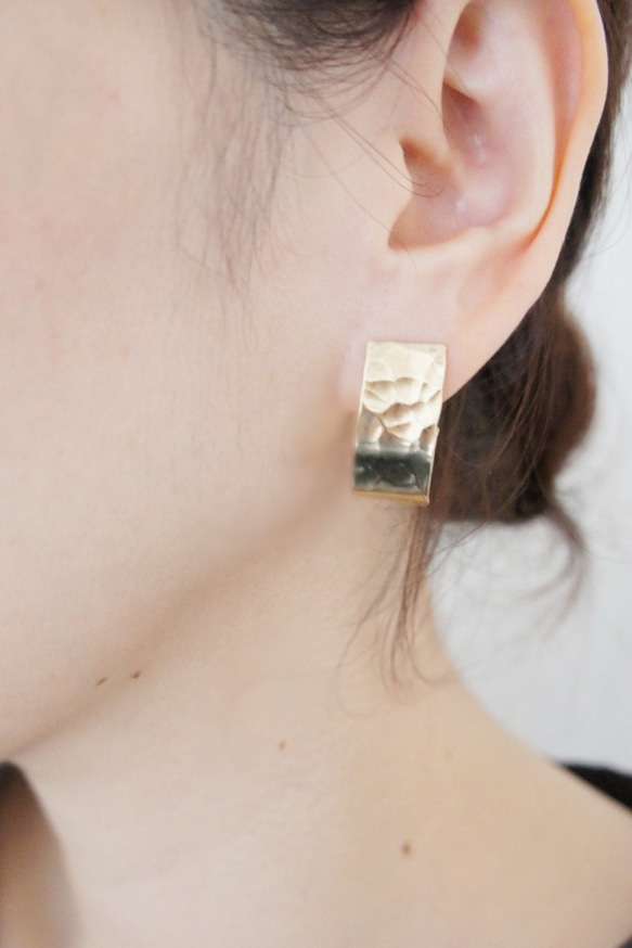 黃銅耳環“迴聲” 第2張的照片