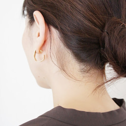 黃銅耳環“迴聲” 第3張的照片