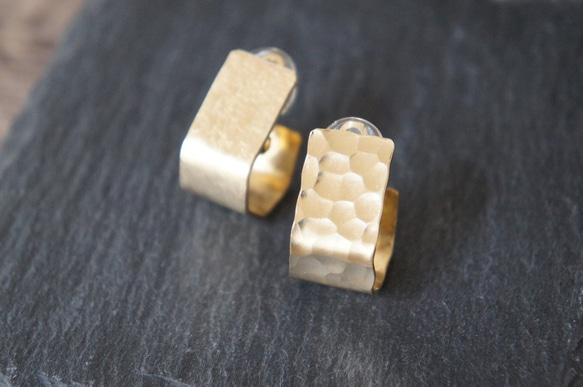 黃銅耳環“迴聲” 第4張的照片