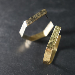 黃銅耳環“容器”Msize 第6張的照片