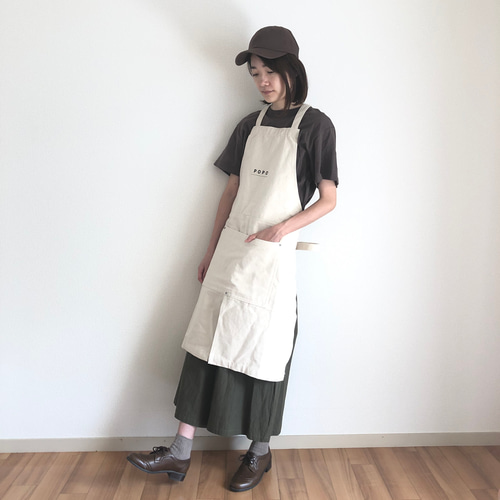 【日本未発売】POILANE ポワラーヌ リネンエプロン　麻　ユニセックス 日本未発売】POILANE ポワラーヌ リネンエプロン 麻 ユニ