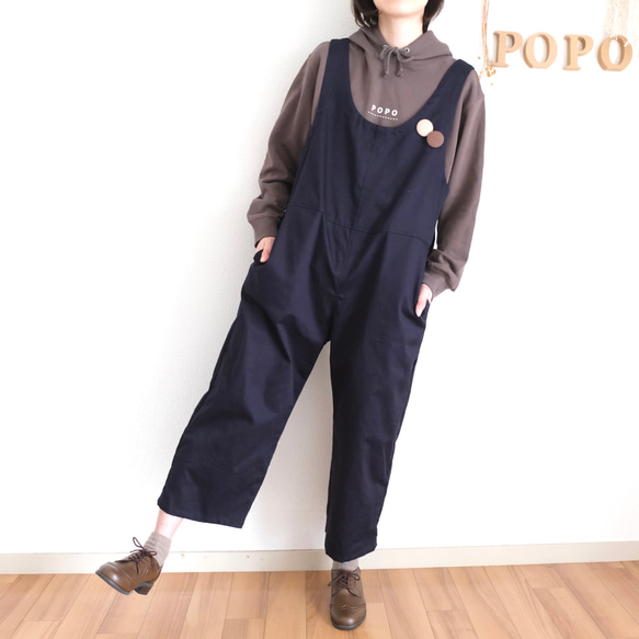 maaaaa.☆ 美品☆ CINOH オールインワン　ネイビー aʻa Lau オールインワン (ネイビー） - MakaMaka
