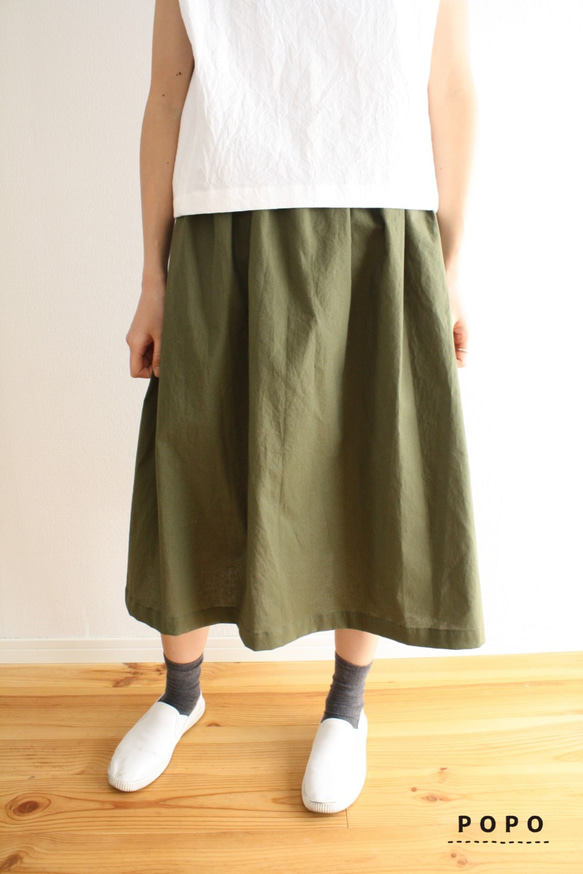 縮褶裙棉 第3張的照片