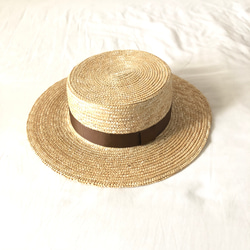 船帽 簡單 <2 種顏色> 僅剩餘棕色 第3張的照片