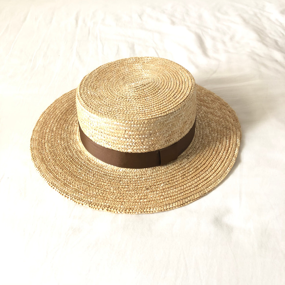 船帽 簡單 <2 種顏色> 僅剩餘棕色 第3張的照片