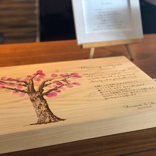 天然木の結婚証明書｜（ウェディングツリー）送料無料 その他オーダー