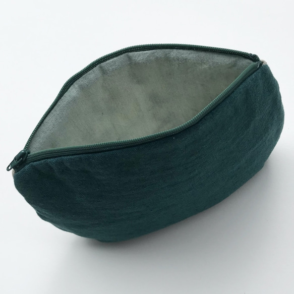 小鳥の森の刺繍ポーチ 3枚目の画像