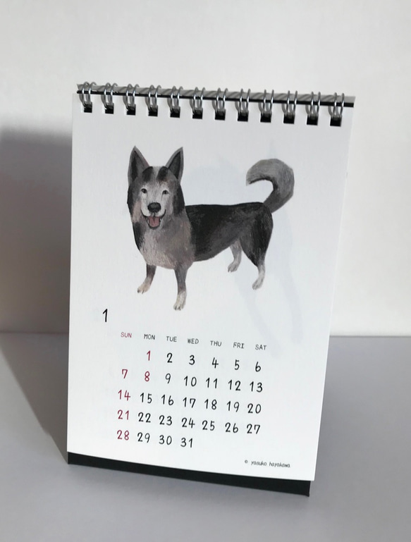 2018年「卓上犬カレンダー」 8枚目の画像