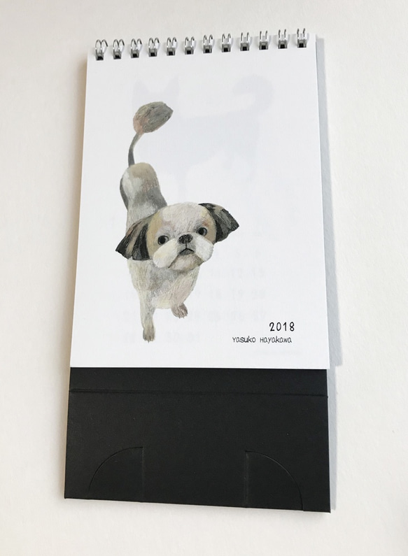 2018年「卓上犬カレンダー」 10枚目の画像