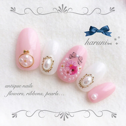 ハートニットネイル ネイルチップ（つけ爪） haruni*❁ 通販