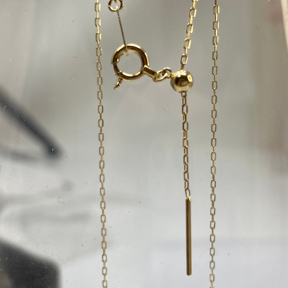 K18YGネックレス 45センチ