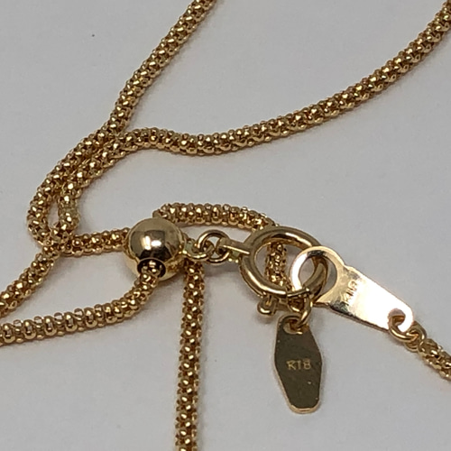 AU750 K18ペンダント k18YG AU750 18金 イエローゴールド マルベリー デザイン の幅