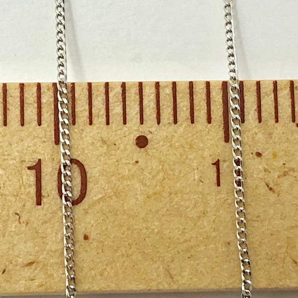 pt850 プラチナ 喜平 ネックレス 極細タイプ 0.8グラム 40センチ 2枚目の画像